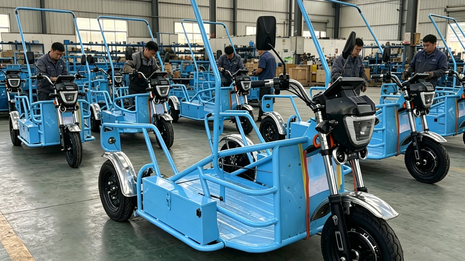 Labiou Off-Road Electric Tricycles for Disabled Go into Mass Production, Exported to India, Thailand and Other Countries